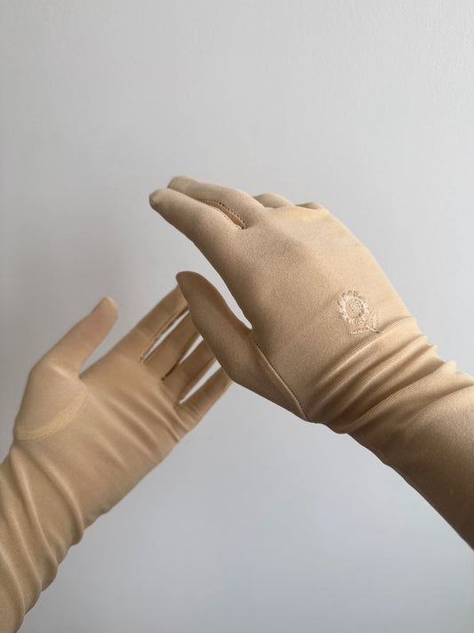 Gants beige