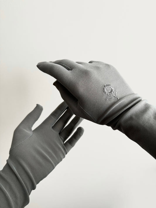 Gants gris
