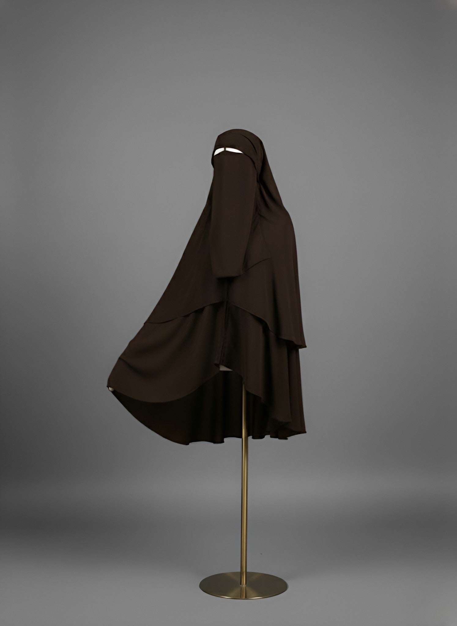 Niqab khimar à zip Hijmah - (plusieurs couleurs)
