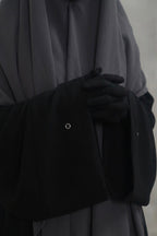 Tunique à fente en soie de médine