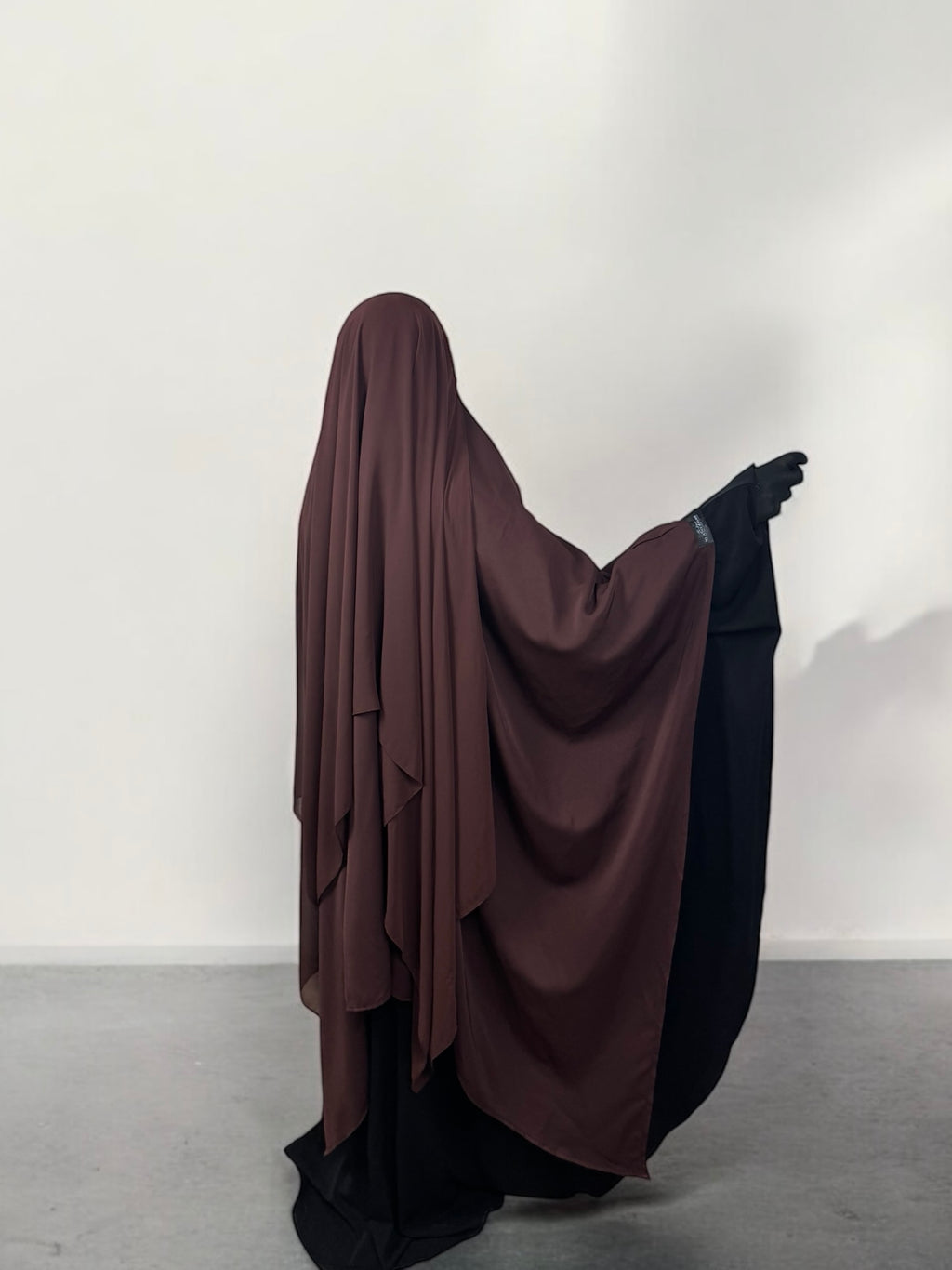 Juwayriya Two-Tone Khimar - Multiple Colors