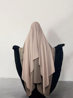 Juwayriya Two-Tone Khimar - Multiple Colors