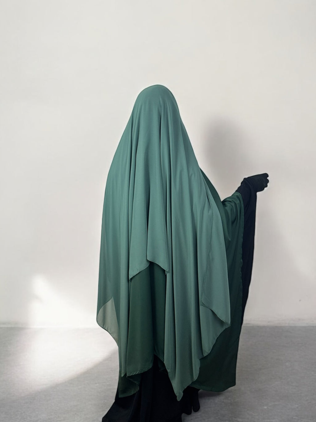 Juwayriya Two-Tone Khimar - Multiple Colors