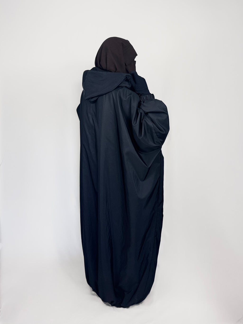 Imperméable long coupe papillon