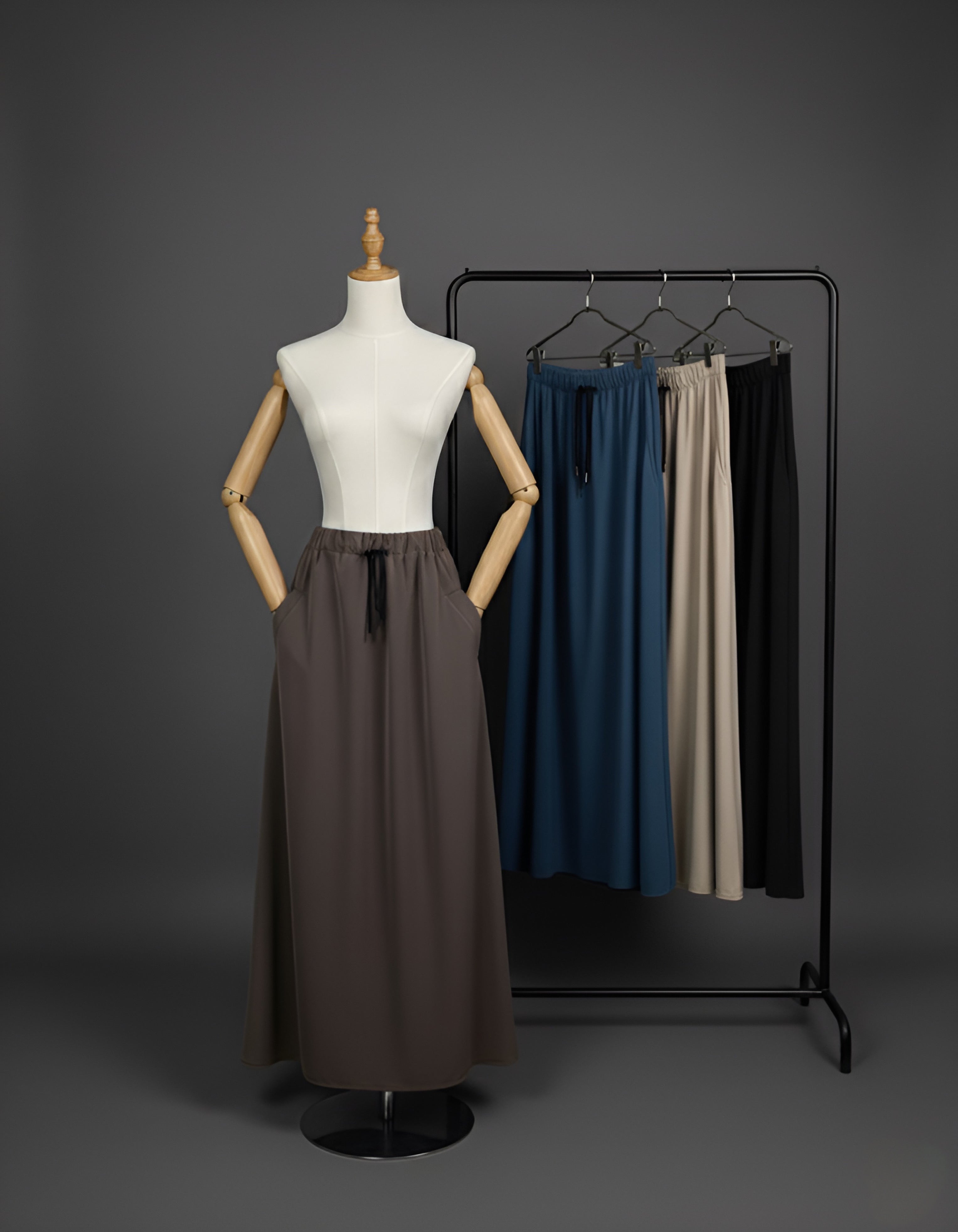 Jupe ‘Afiyah - Soie de Médine (plusieurs couleurs)