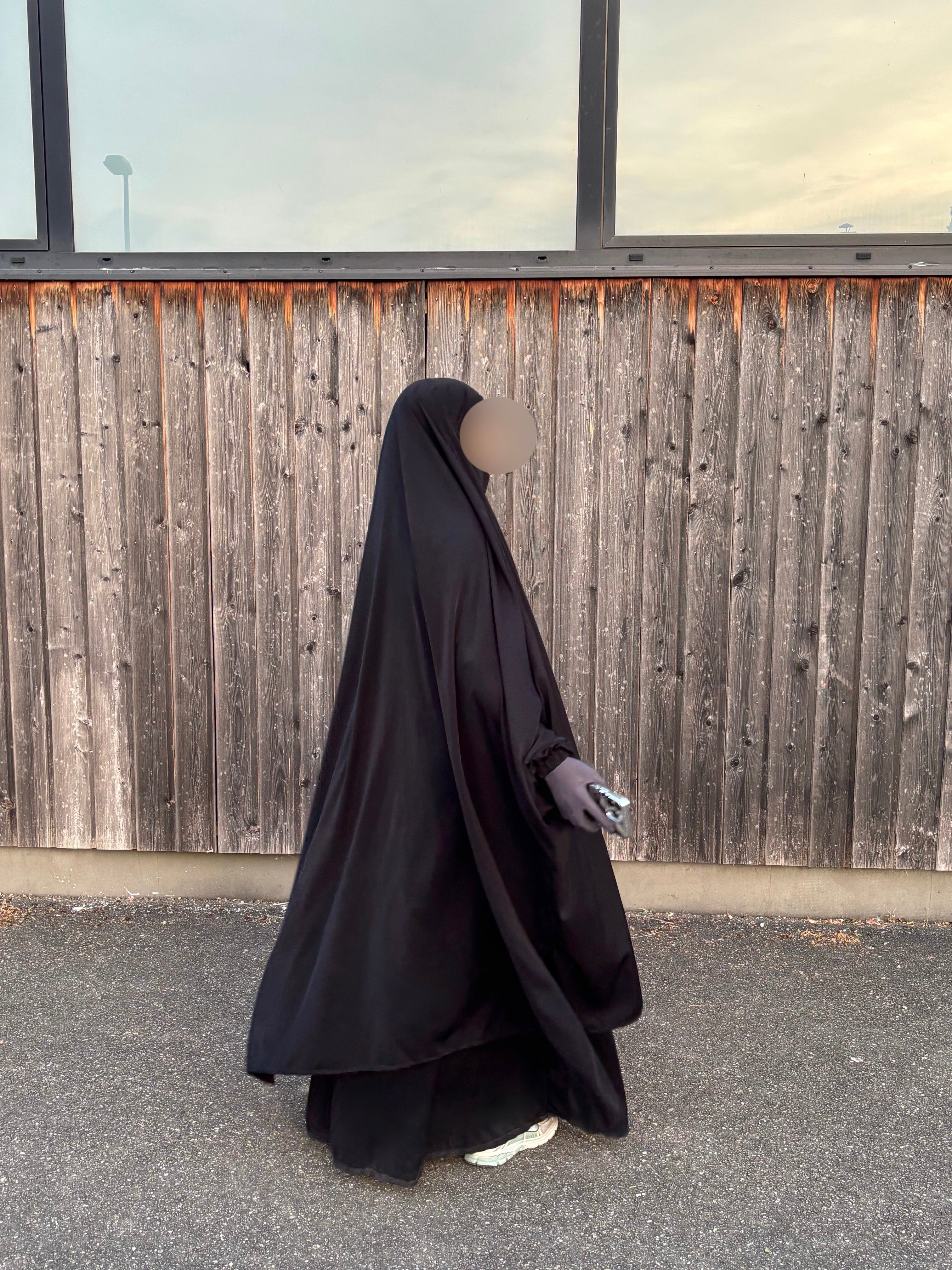 Jilbab large en soie de Médine