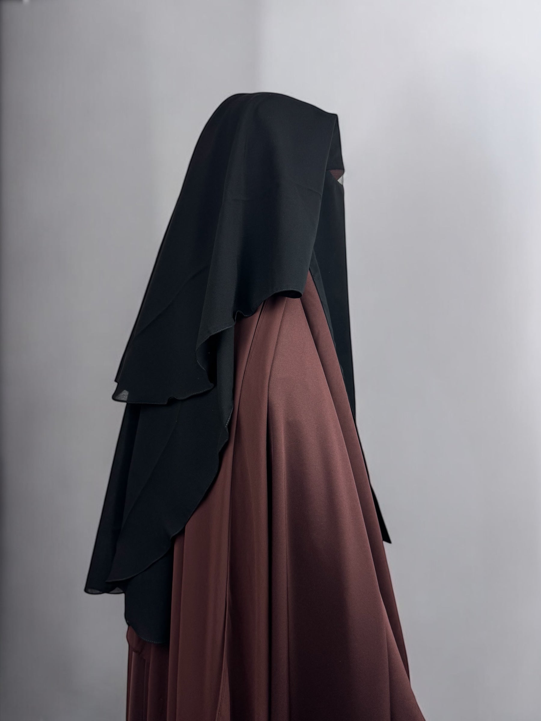 Niqab sitar Saoudi - Noir