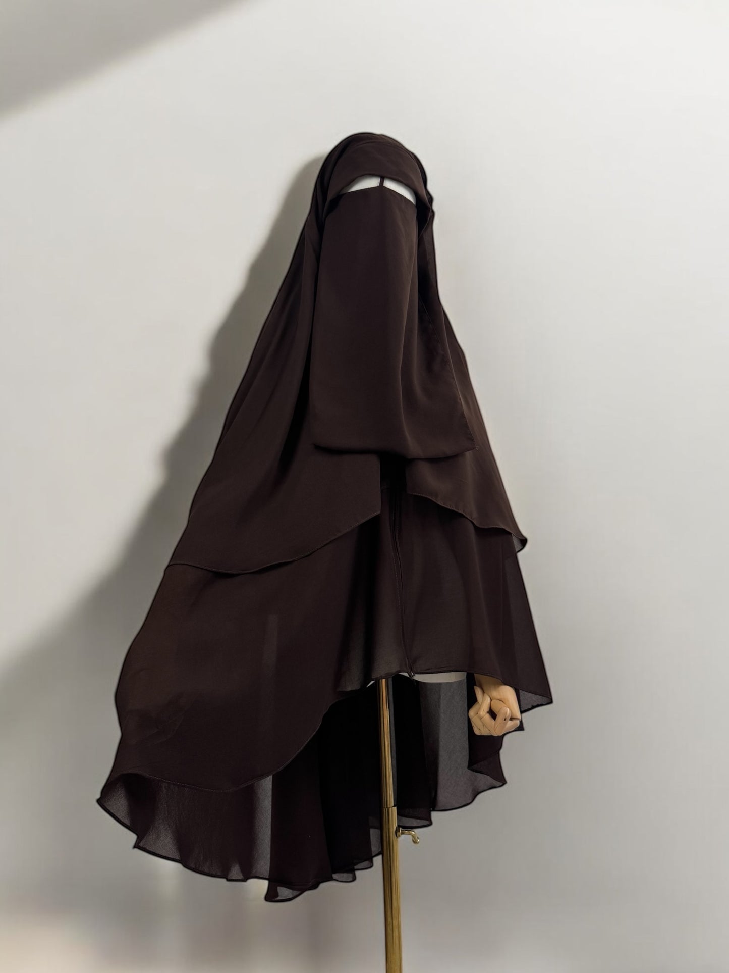 Niqab khimar à zip Hijmah - (plusieurs couleurs)