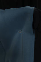 Tunique à fente en soie de médine