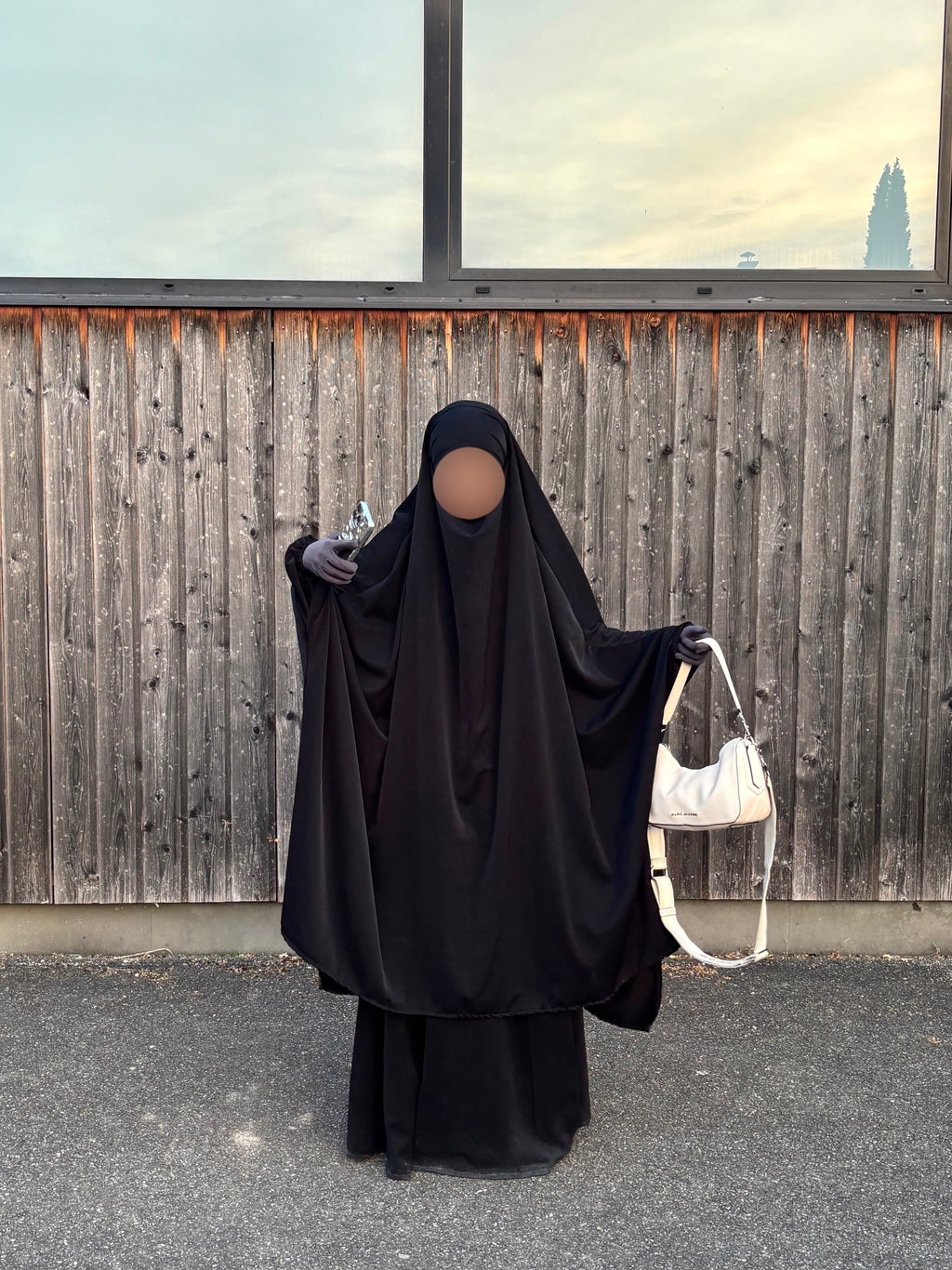 Jilbab large en soie de Médine