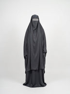 Jilbab large en soie de médine