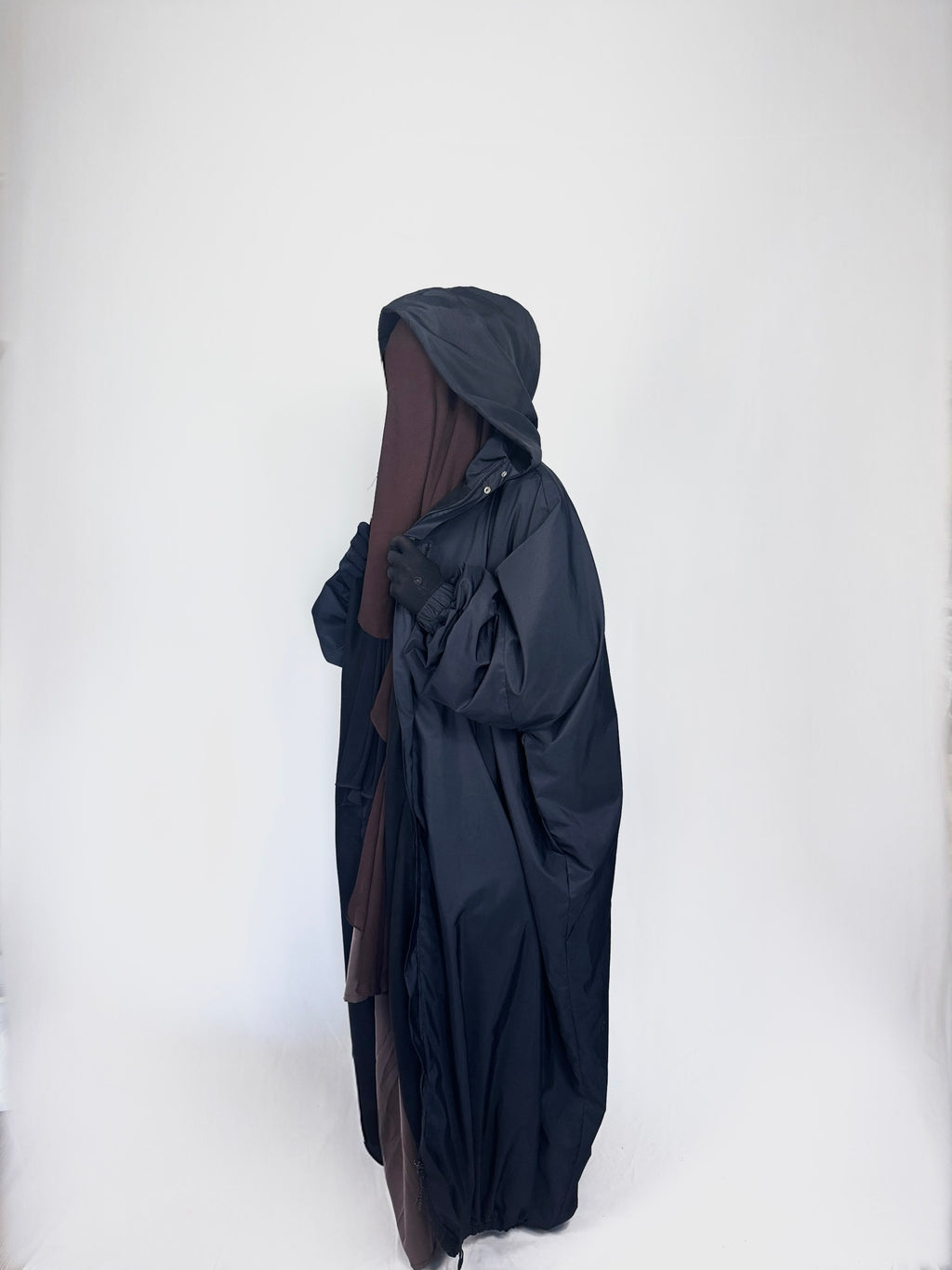 Imperméable long coupe papillon