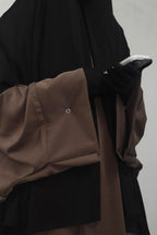 Tunique à fente en soie de médine