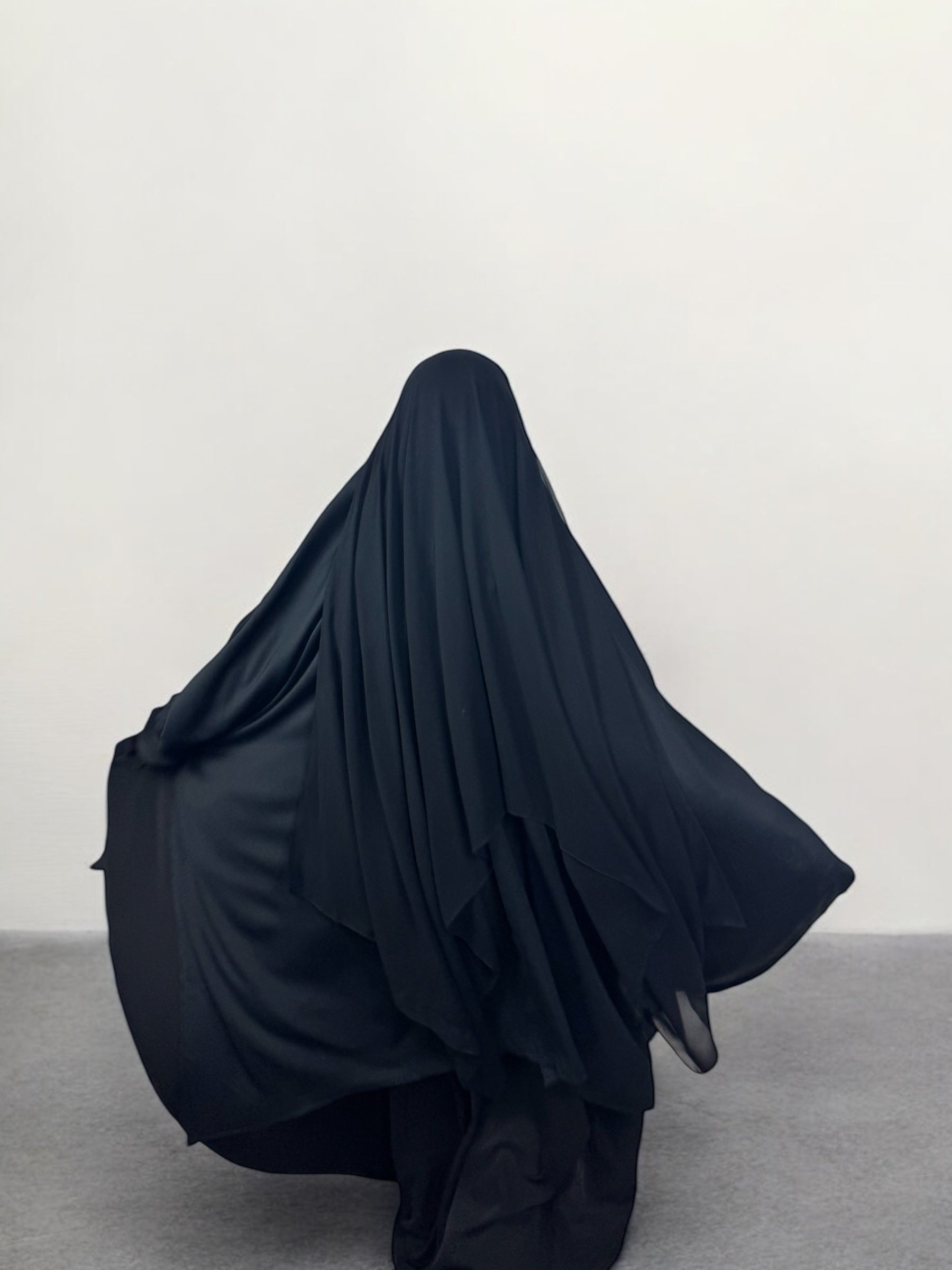 Juwayriya Two-Tone Khimar - Multiple Colors