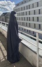 Jilbab large en soie de médine