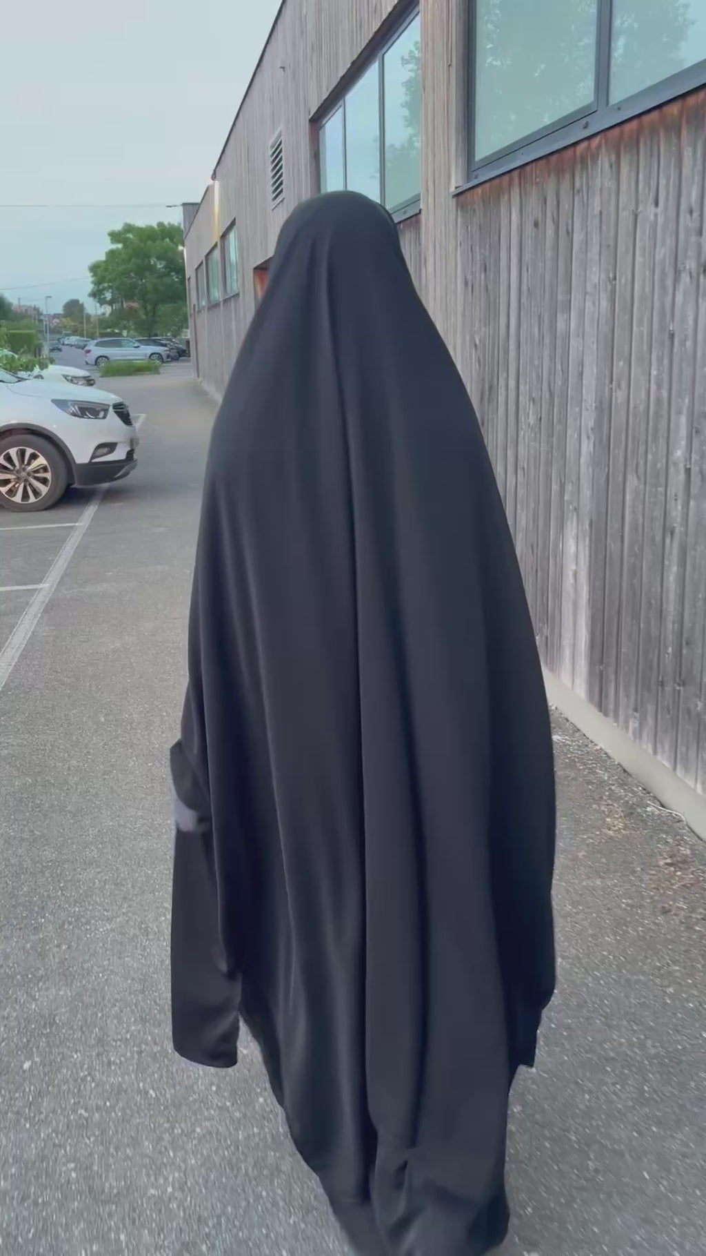 Jilbab large en soie de Médine